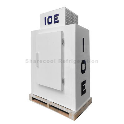 Solid Door R404a Cold Wall Ice Merchandiser Bagged Ice Storage Freezer