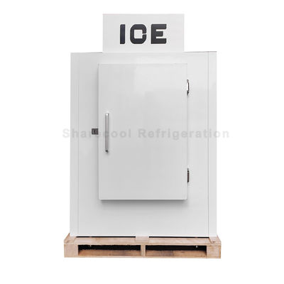 Solid Door R404a Cold Wall Ice Merchandiser Bagged Ice Storage Freezer