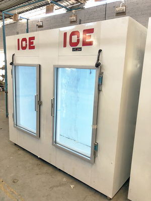 Glass Doors Bagged Ice Merchandiser