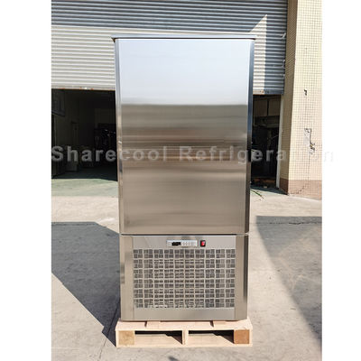 250L Commercial Blast Freezer Stainless Steel Deep Freezer With 15 Pans