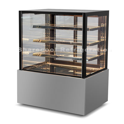 Commercial Stainless Steel Fan Cooling Cake Showcase Refrigerate Cake Display