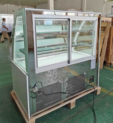 220V 50Hz Commercial Display Refrigerator 1500x680x1200mm Cake Fridge Display Cabinet
