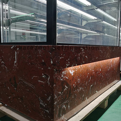 3 Layer Cake Display Refrigerator Stainless Steel Base Display Fridge For Bakery