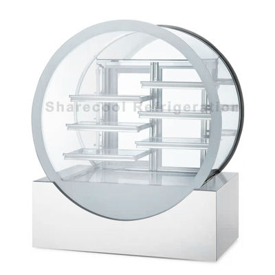 1600x680x1600mm Pastry Cake Display Refrigerator With Water Evaporated Pan