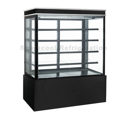 Commercial R134a Cake Display Refrigerator 5 Layers Marble Base For Bakery Shop