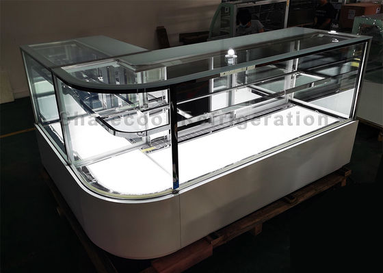 Sharecool Countertop Refrigerated Cake Display 2500x680x1200mm With LED Lighting