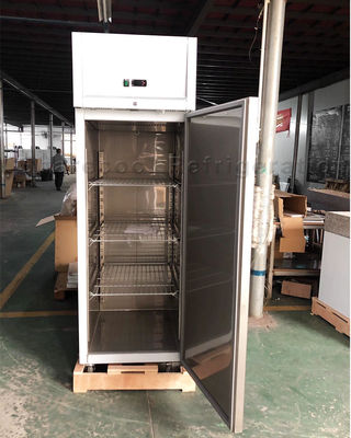 LED inisde Upright Freezer Refrigerator Monoblock Design GN Pans Applicable