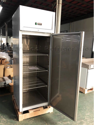 Single Door Air Cooling Stainless Steel Upright Fridge 530L Top Mounted Freezer