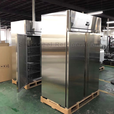 Sharecool AISI304 Stainless Steel Commercial Refrigerator Double Door Upright Chiller