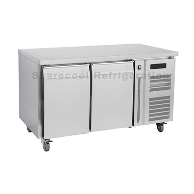 Europe Standard 2 Door Undercounter Chiller AISI 304 Stainless Steel