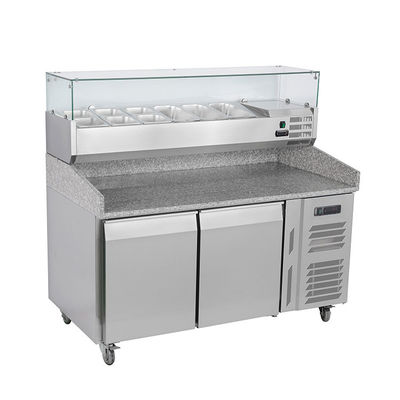260L Pizza Prep Refrigerator Automatic Defrosting Embarco Compressor