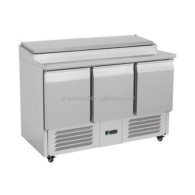 Sharecool CE Refrigerated Saladette Counter Stainless Steel For Kitchen