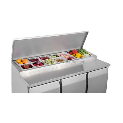 Sharecool CE Refrigerated Saladette Counter Stainless Steel For Kitchen