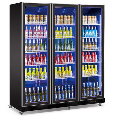 Digital Control R134a Commercial Display Refrigerator Glass Door Beer Cooler