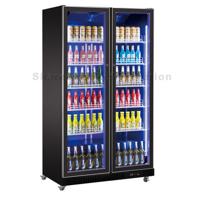 CFC Free Drink Commercial Display Refrigerator 1700L 4 Full Glass Door