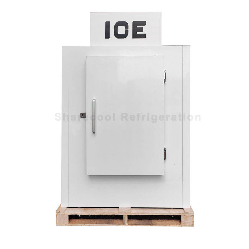 Fan Cooling Solid Door Bagged Ice Merchandiser Ice Storage Bin