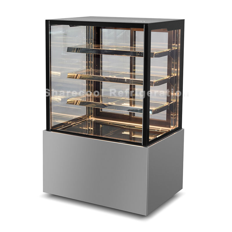 0.9m Stainless Steel Three shelves Cake Showcase Chiller Cake Display
